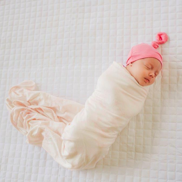 Top Knot Hat - Cotton Candy