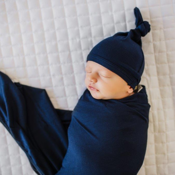 Top Knot Hat - Dark Navy