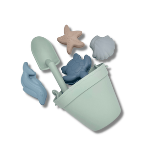 Silicone Beach and Sand Toy 6-Piece Set