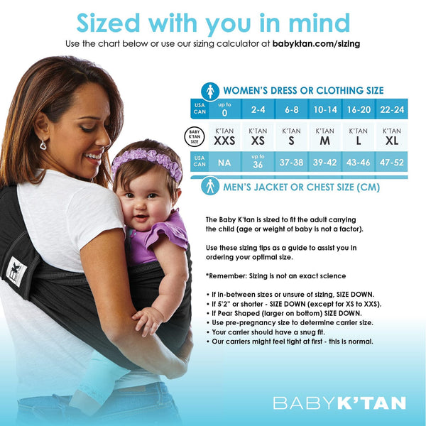 Baby K'tan Original Baby Carrier | Black