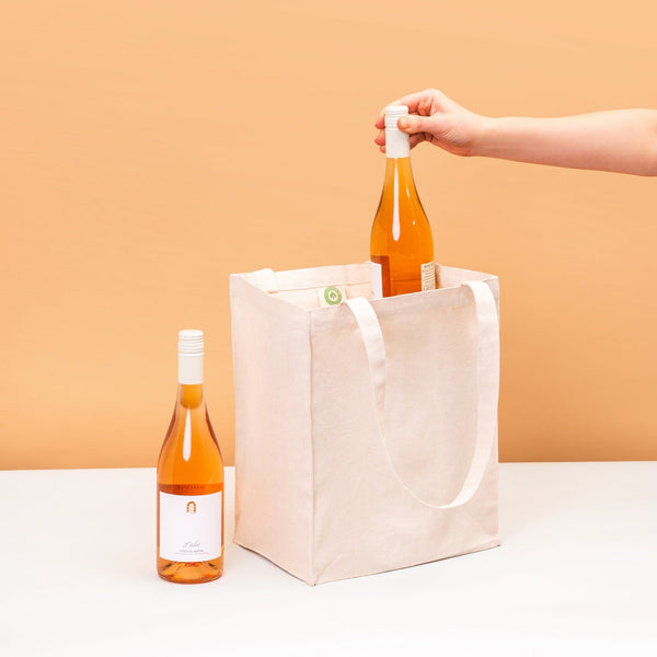 Canvas Wine Tote