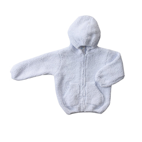 Chenille Hoodie - Light Blue