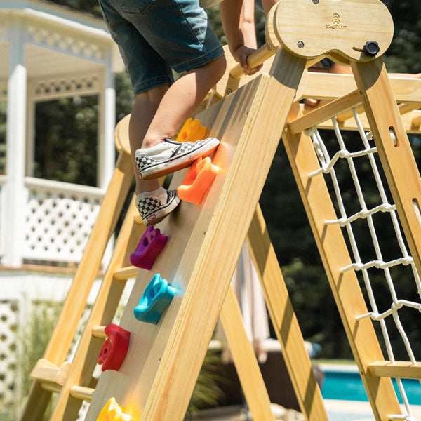 Chestnut - 8-in-1 Indoor Jungle Gym for Toddlers