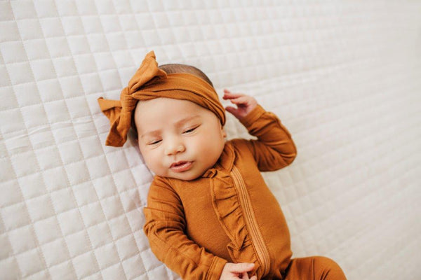 Bow Headband - Cognac