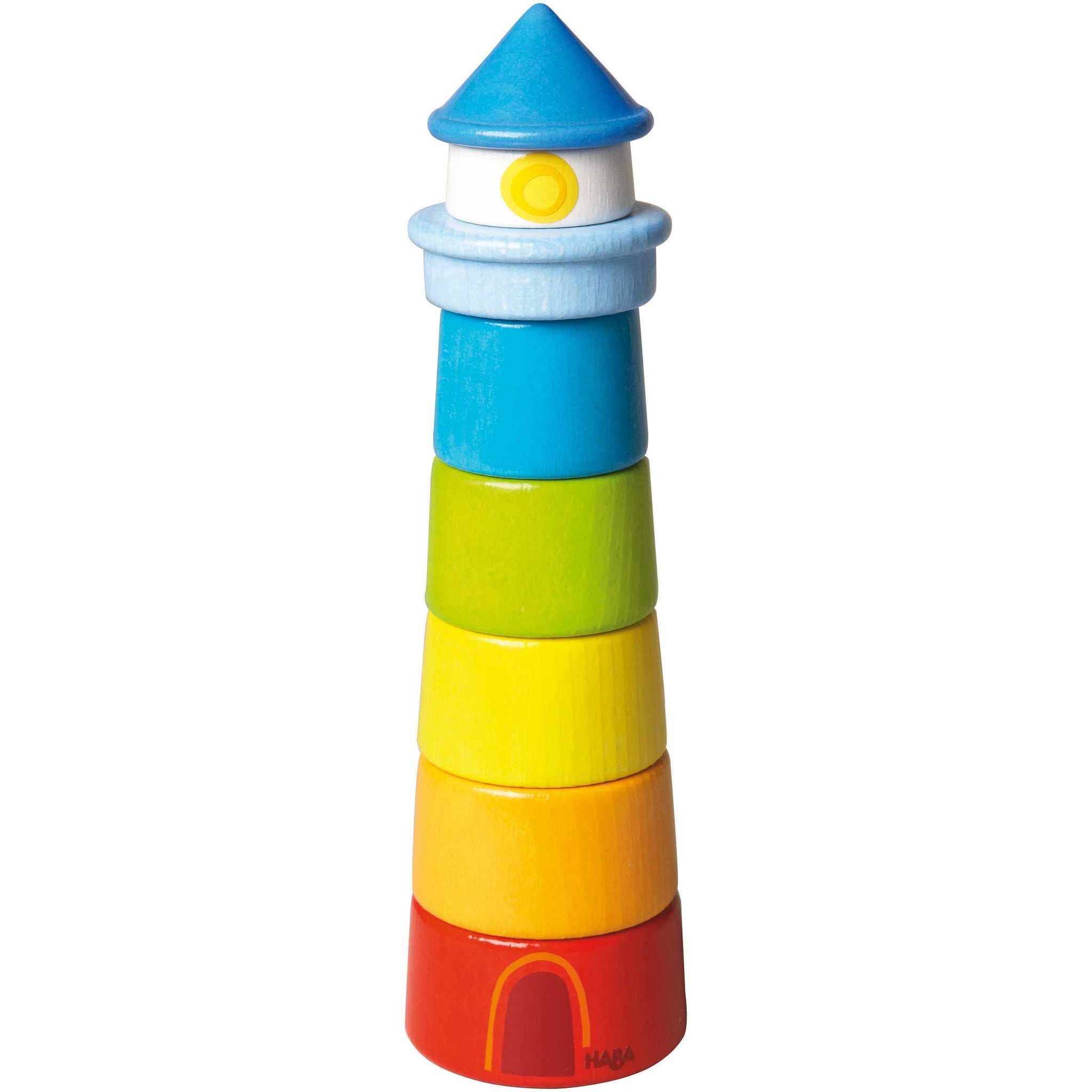 Lighthouse Wooden Rainbow Stacker