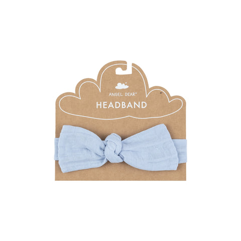 Headband - Dusty Blue Solid Muslin