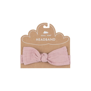 Headband - Dusty Pink Solid Muslin