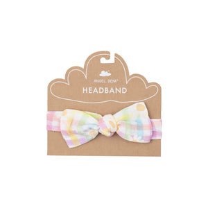 Headband - Gingham Daisy