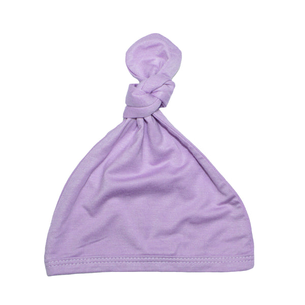 Top Knot Hat - Lavender