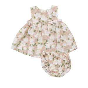 Kimono Dress & Bloomer - Magnolias