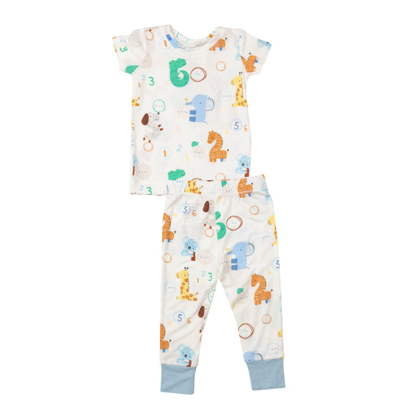 Loungewear Set - Animal Numbers