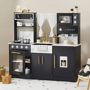 Tiny Land® Trendy Black Style Play Kitchen