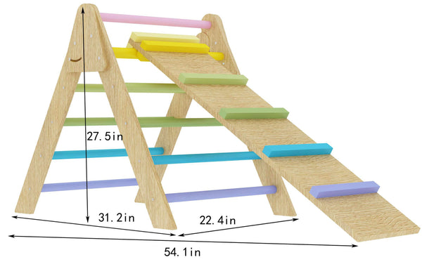 Olive- Pikler Triangle Ladder and Climber Slide - Multiple Sizes