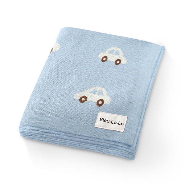 100% Cotton Luxury Knit Car Swaddle Blanket