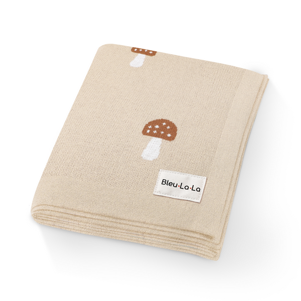 Whimsy Collection - Luxury 100% Cotton Knit Swaddle Baby Blanket