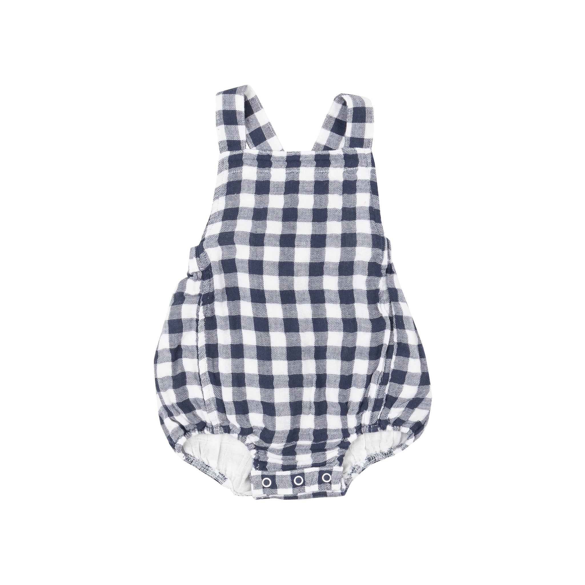 Retro Sunsuit - Gingham Navy