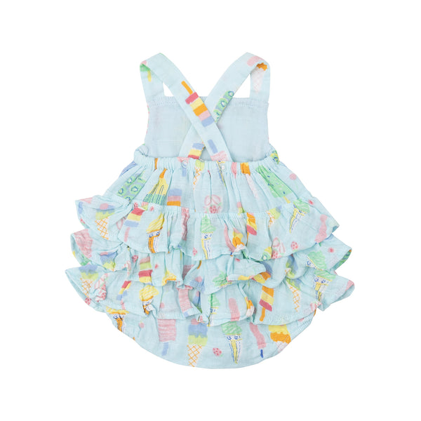 Ruffle Sunsuit - Fruit Dream Popsicles