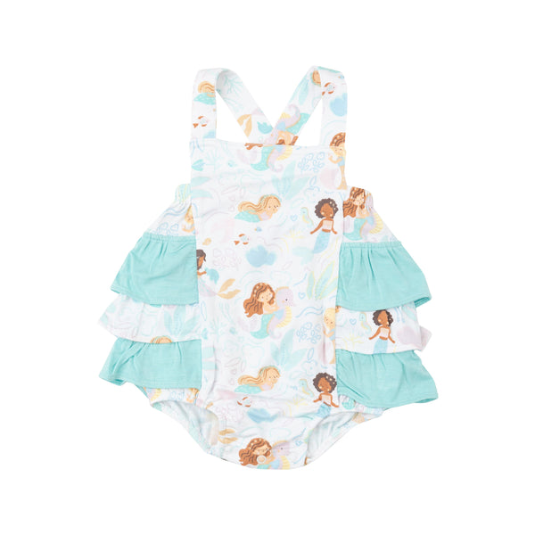 Ruffle Sunsuit - Magical Mermaids