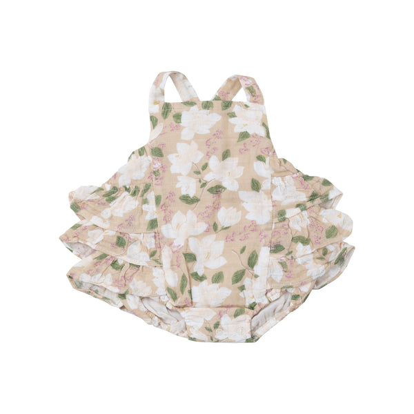 Ruffle Sunsuit - Magnolias