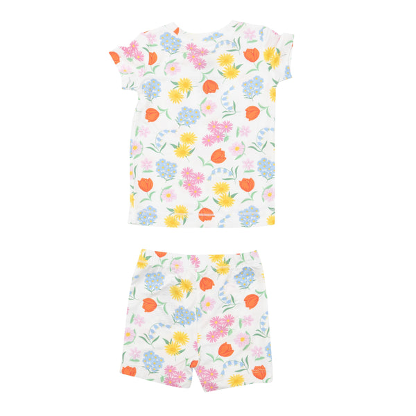 Short Lounge Wear Set - Freshly Picked Floral