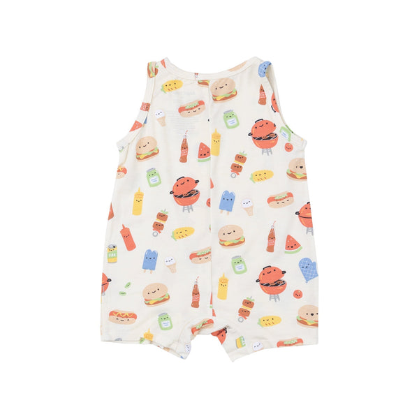 Shortie Romper - Bbq Buddies