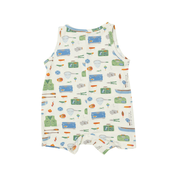 Shortie Romper - Fishing Tools