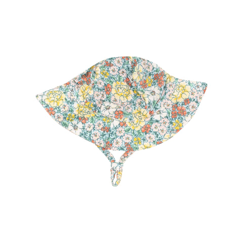 Sunhat - Golden Peony Floral