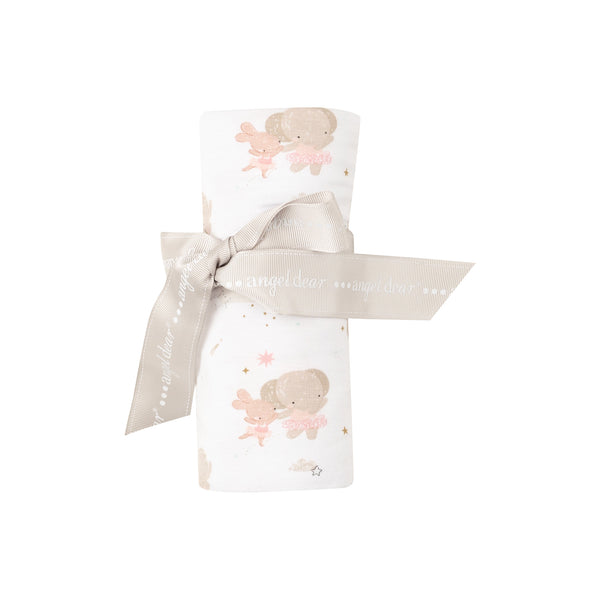 Swaddle Blanket - Elephant + Bunny Ballerinas