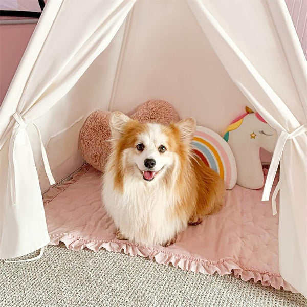 Tiny Land® Teepee for Kids with Mat