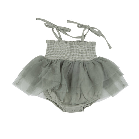 Tutu Bubble - Desert Sage Solid Muslin