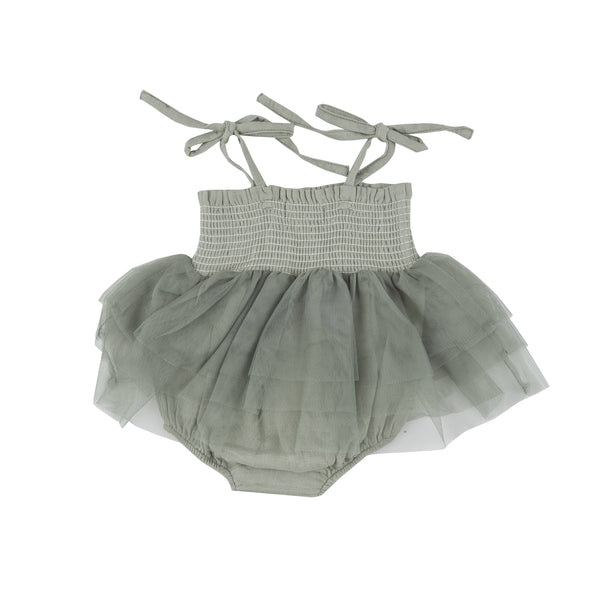 Tutu Bubble - Desert Sage Solid Muslin