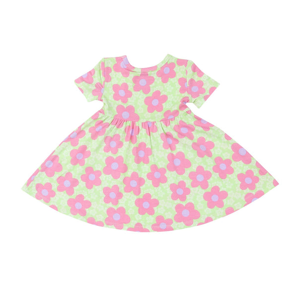 Twirly S/S Dress - Daisy Pop