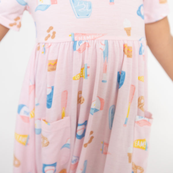 Twirly S/S Dress - Softball