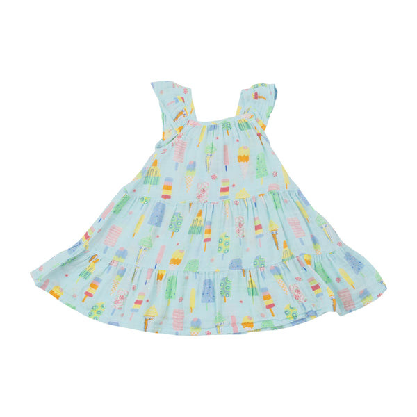 Twirly Sundress & Diaper Cover - Fruit Dream Popsicles