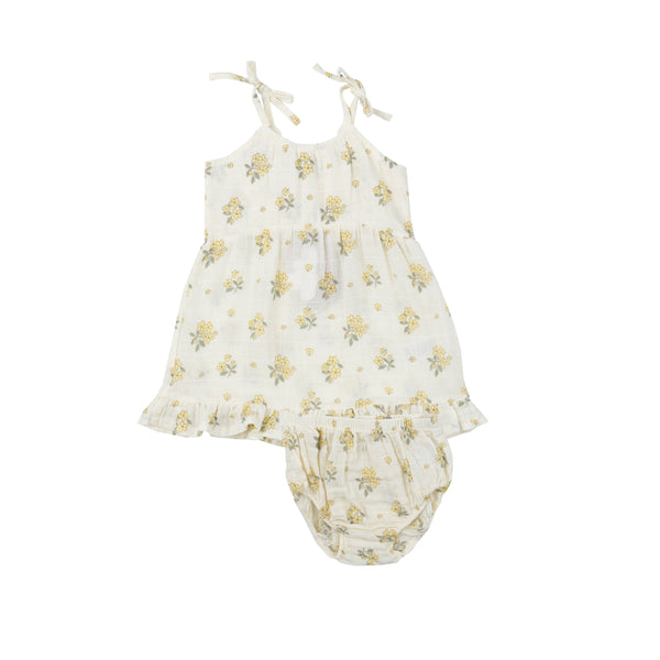 Twirly Tank Dress  and Diaper Cover - Buttercup Bouquets