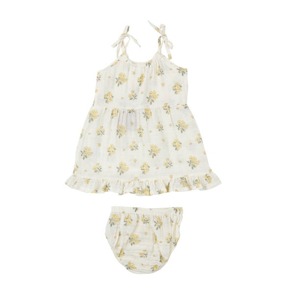 Twirly Tank Dress  and Diaper Cover - Buttercup Bouquets