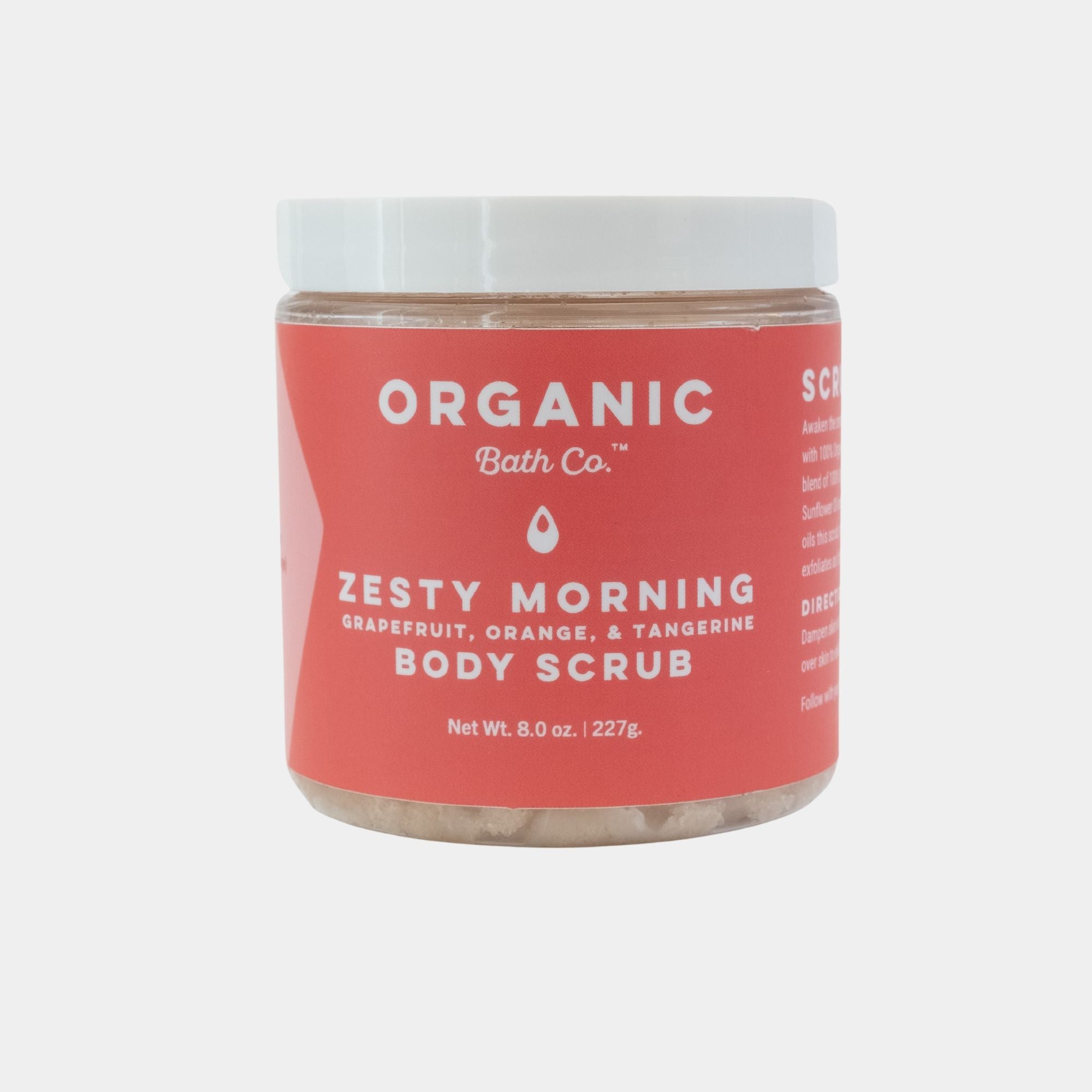 Zesty Morning Organic Body Scrub