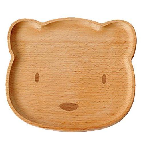 Wooden Snack Plate - Bear