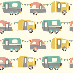 Certified Organic Cotton Fabric - Campers