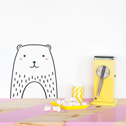 Modern Nursery Wall Decal - Little Bear