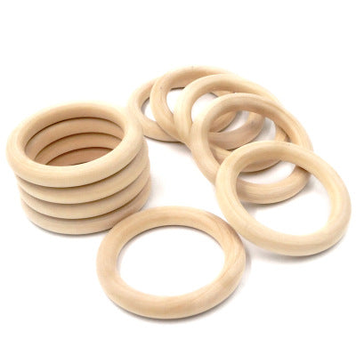Wood Teething Rattle - Ring Only
