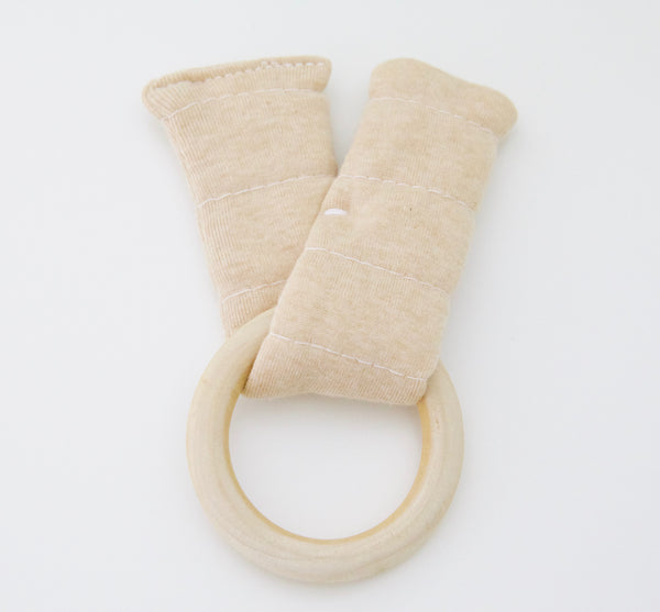 Wood Teething Rattle - Ring Only