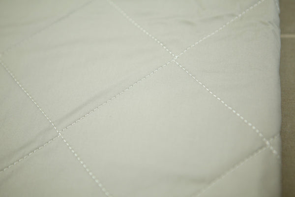 [CLEARANCE] Organic Cotton Play Mat with a removable cover - Solid Gray